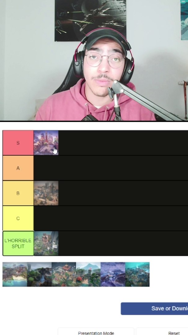 ⁣tierlist des meilleurs map valorant
