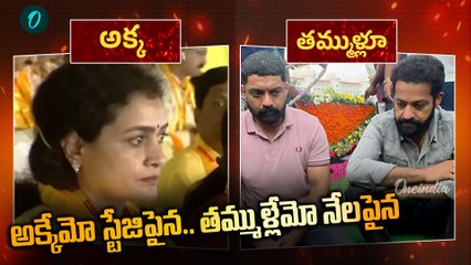 Nandamuri Suhasini Vs Jr.NTR | అక్కేమో స్టేజిపైన.. తమ్ముళ్లేమో నేలపైన | Oneindia Telugu