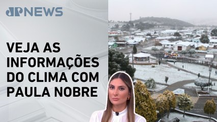 Possibilidade de neve na região Sul do Brasil nesta quarta (28) | Previsão do Tempo