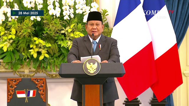 [FULL] Pernyataan Presiden Prabowo & Presiden Prancis Macron usai Bertemu, Singgung soal Gaza-Israel