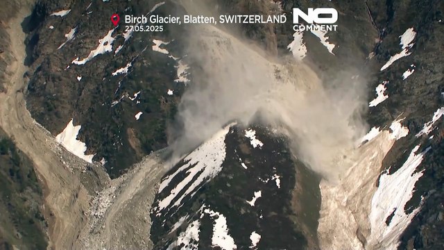 Blatten remains evacuated as Birch Glacier continues to break apart