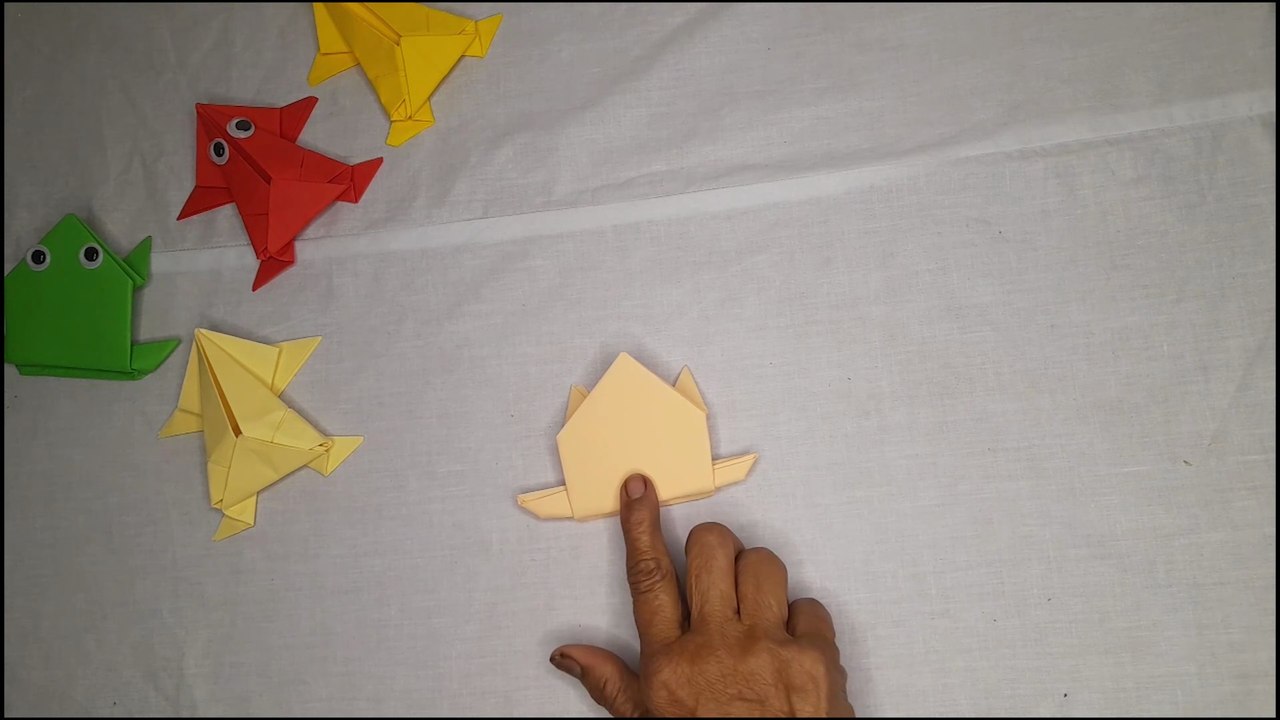How to Make an Origami Frog That Hops | Fun Paper Jumping Frog Tutorial