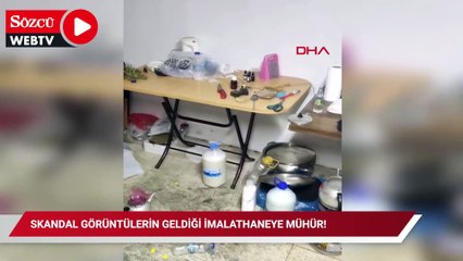 Skandal görüntülerin geldiği imalathaneye mühür!
