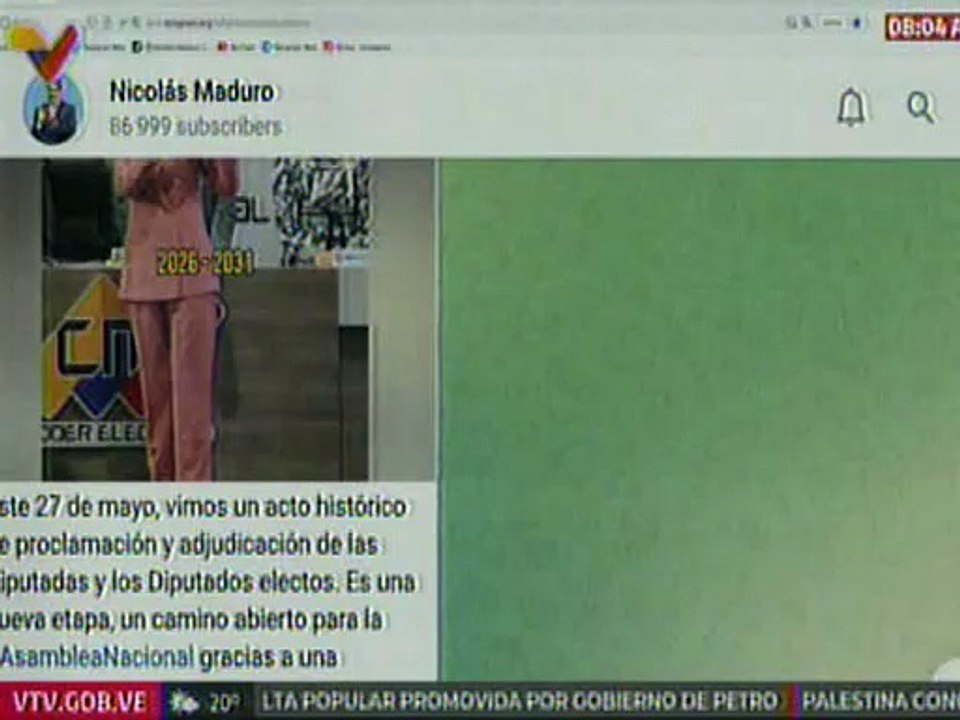 Pdte. Nicolás Maduro: Asamblea Nacional tiene una mayoría comprometida con el pueblo de Venezuela