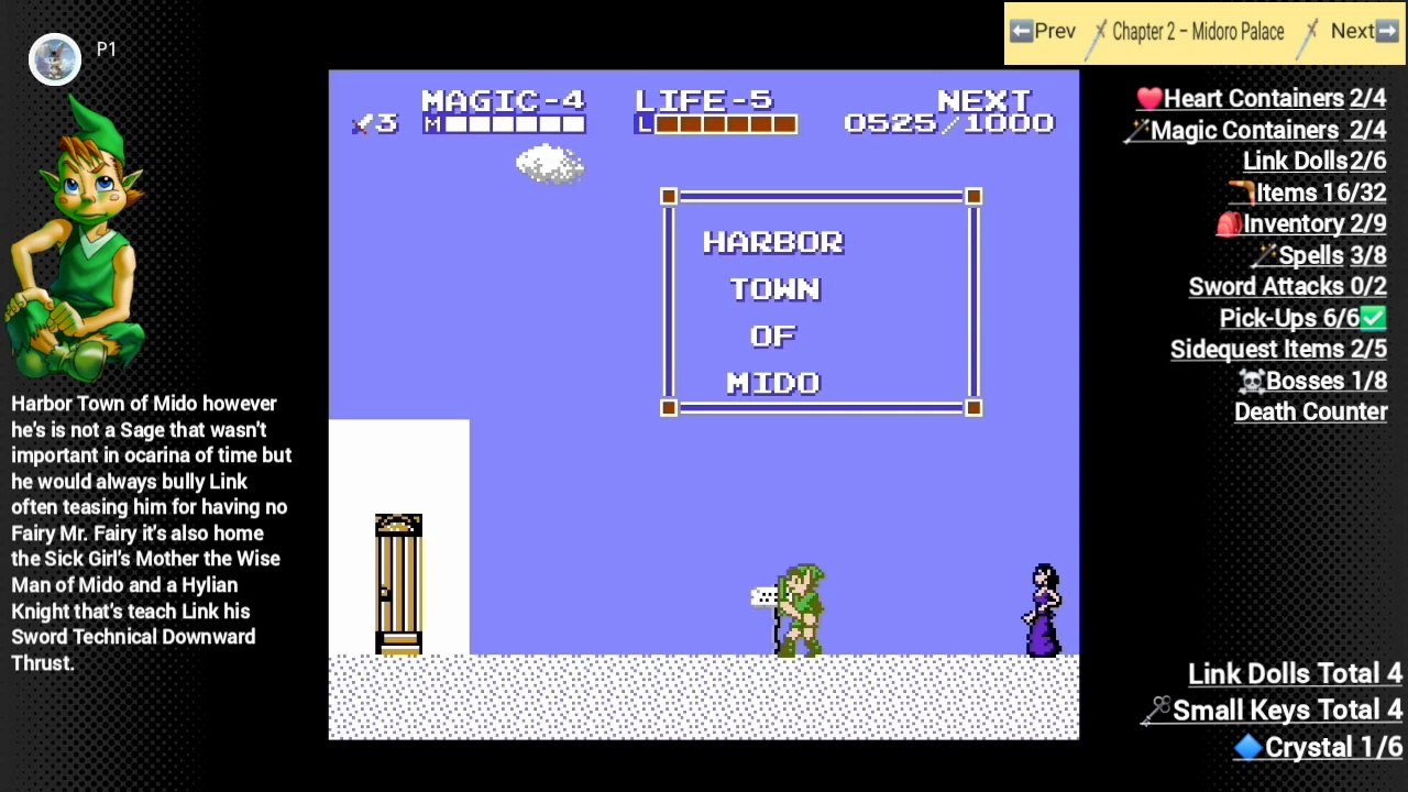 Zelda ll The Adventure of Link Walkthrough Part 3 100%