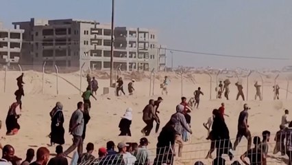 Scènes de chaos à Gaza lors d'une distribution humanitaire qui a dégénéré