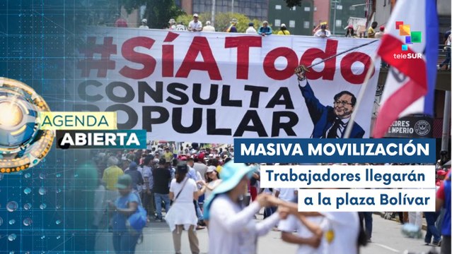 Trabajadores de Colombia realizan paro de 48 horas en apoyo a las reformas