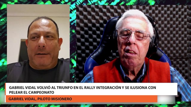 Gabriel Vidal volvió al triunfo en el rally integración y se ilusiona con pelear el campeonato
