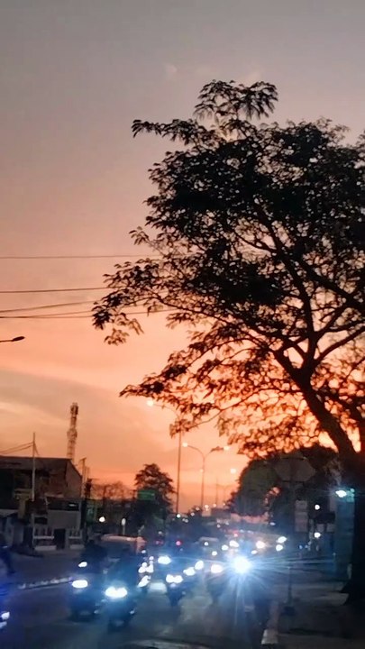 indahnya cuaca disore hari