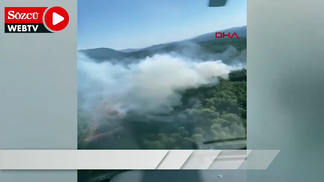 Marmaris’te orman yangını