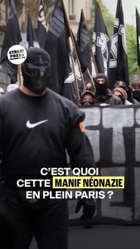 C'est quoi cette manif néonazie en plein Paris ?