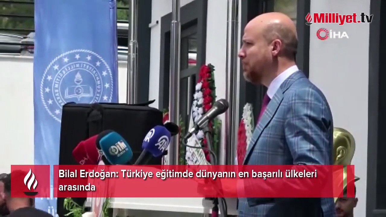 Bilal Erdoğan: Türkiye eğitimde dünyanın en başarılı ülkeleri arasında