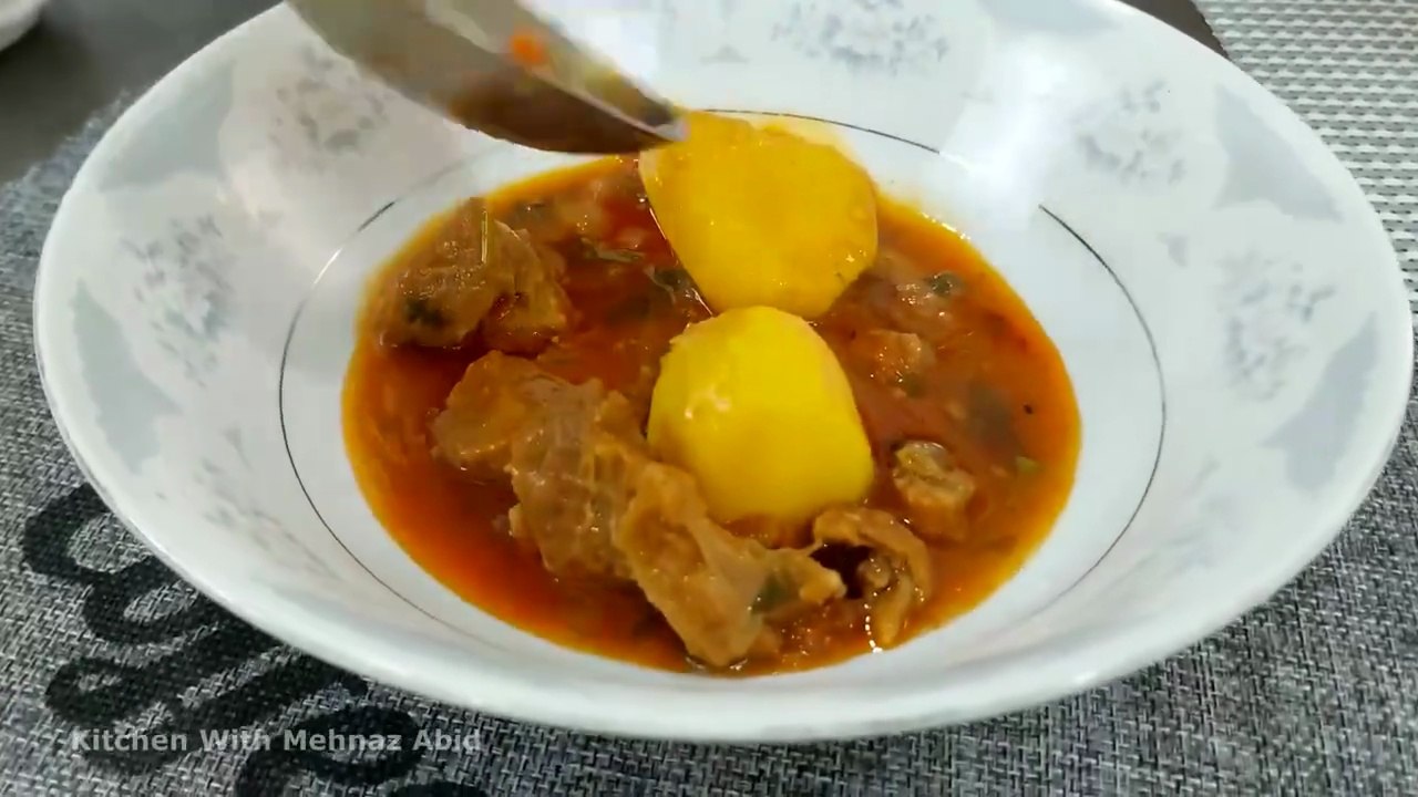 X  Beef Aloo Gosht Recipe |  Make delicious potatoes today.  Gosh  Desi Style Beef Aloo Gosht I  recipe I  recipes