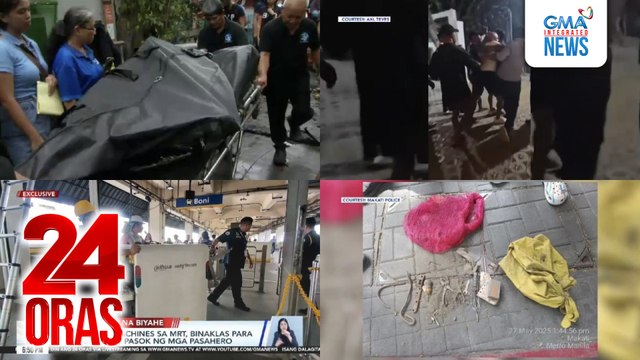 24 Oras: (Part 1) 15-anyos na dalagita, patay matapos ma-trap sa nasusunog nilang bahay; Ex-Rep. Arnie Teves na itinuturong mastermind sa Degamo slay, muling hinuli sa Timor-Leste; Ilang X-ray machines sa MRT, binaklas para mapabilis ang pasok..., atbp.