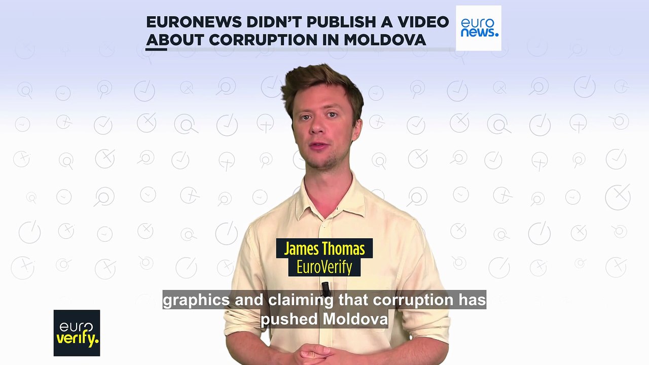 No, Euronews didn't publish a video about corruption in Moldova