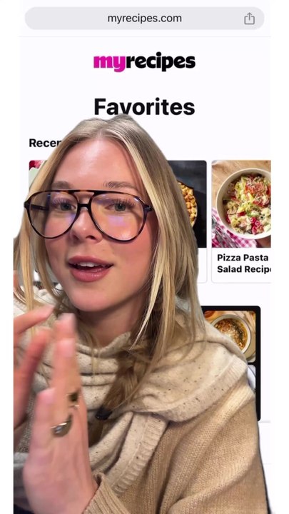 Using the MyRecipes App