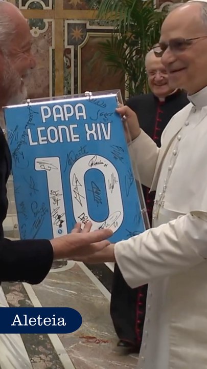 GREETING OF THE HOLY FATHER LEO XIV TO THE S.S.C. NAPOLI FOOTBALL TEAM