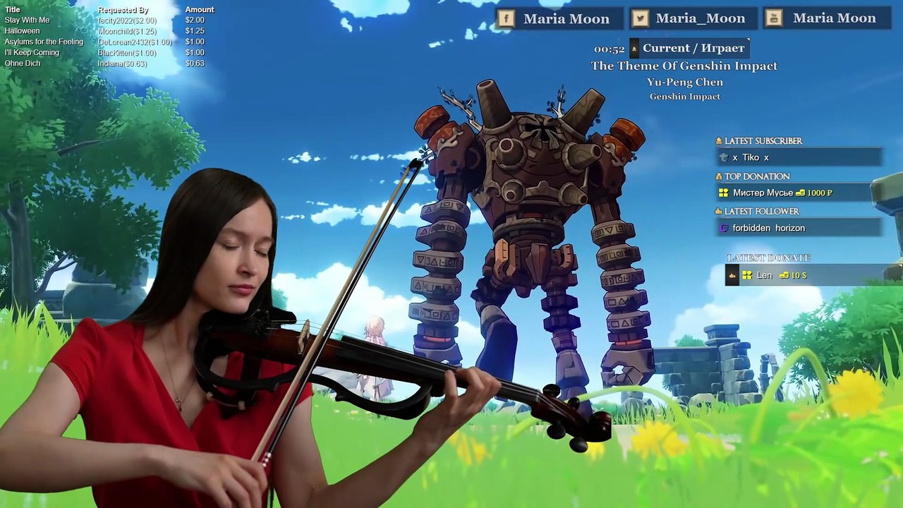 "The Theme of Genshin Impact" | Violin Cover 🎮 (Yu-Peng Chen) 🎵