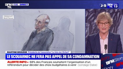 Procès Le Scouarnec: "Il y a un risque de récidive", affirme Martine Brousse, présidente de l'association "La Voix de l'Enfant"