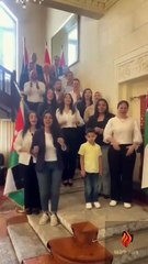 من مقر السفاره الاردنيه في مصر فرقه كروال