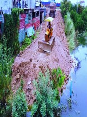 27-EP2Incredible Machine Work! Landfill Progress with Dump Truck & Bulldozer