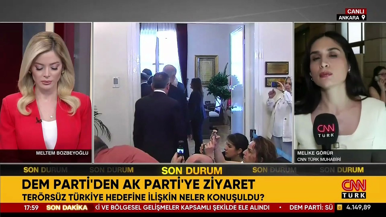 SON DAKİKA.... DEM - AK Parti görüşmesi sona erdi