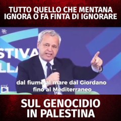 Di Battista - Tutto quello che Mentana ignora o fa finta di ignorare sul genocidio in Palestina. (28.05.25)