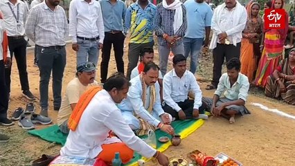 गौरव पथ सड़क का भूमिपूजन, जनमन योजना के तहत निर्माण, स्वास्थ्य मंत्री ने की पहल