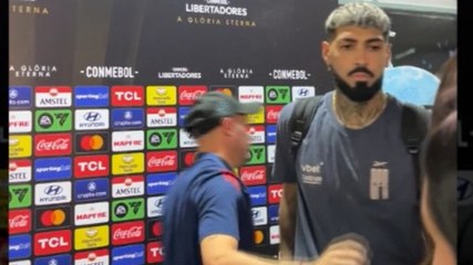 Díaz se encontró con una figura de Botafogo tras el partido y esto pasó
