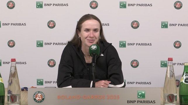 Roland-Garros 2025 - Elina Svitolina : Gaël (Monfils) au match du PSG ? Je suis sûre qu'il va être là pour le regarder
