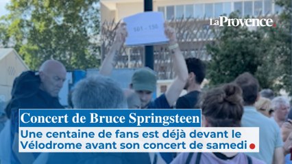 Bruce Springsteen : une centaine de fans est déjà devant le Vélodrome avant son concert de samedi