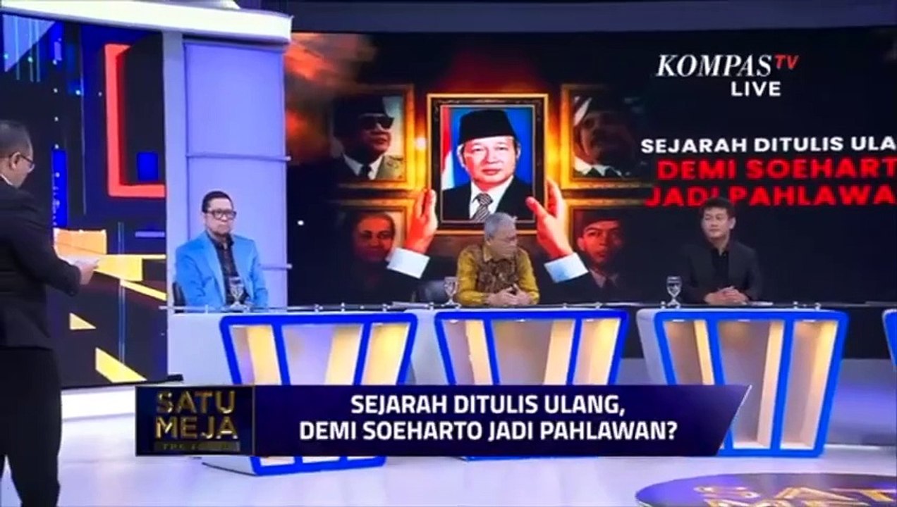 [FULL] Kontroversi Sejarah Indonesia Ditulis Ulang, demi Soeharto jadi Pahlawan? | SATU MEJA