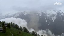 Suisse : un gigantesque glacier s'effondre, un village rayé de la carte