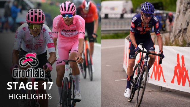 Cycling - Giro d'Italia 2025 - Stage 17 highlights - Stunning final and heartbreaking end for Romain Bardet