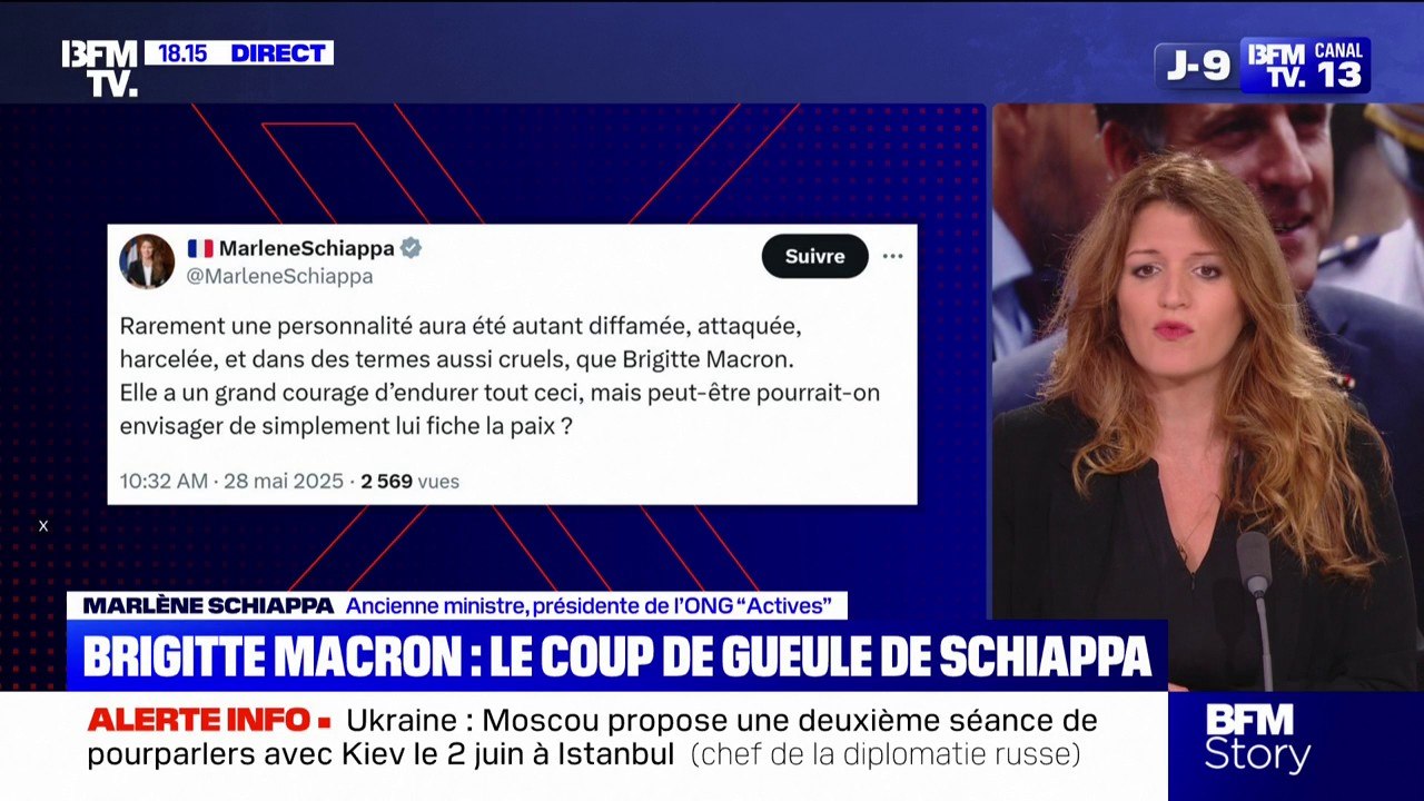 "Un déferlement de haine": Marlène Schiappa dénonce le cyberharcèlement que "subit Brigitte Macron jour après jour depuis des années"