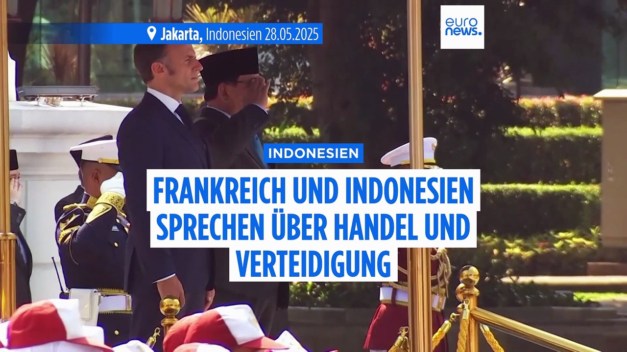 "Großer Freund": Macron trifft Amtskollege Subianto in Indonesien