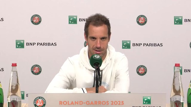 Roland-Garros 2025 - Richard Gasquet : Ça fait bizarre... mais c'est une belle fin de finir contre Jannik Sinner le n°1 mondial