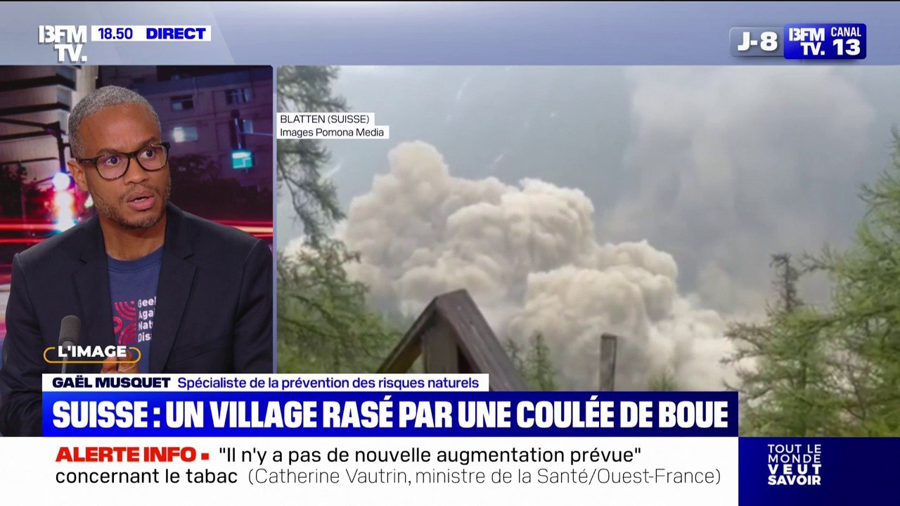 Les images saisissantes de ce village suisse rasé après l'effondrement d'un glacier