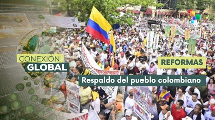 Paro nacional en respaldo a consulta popular promovida por el Pdte. Petro