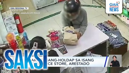 Lalaking nang-holdap sa isang convenience store, arestado | Saksi