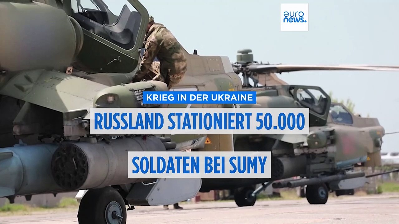 Plant Moskau eine Großoffensive? 50.000 russische Soldaten an der ukrainischen Grenze bei Sumy