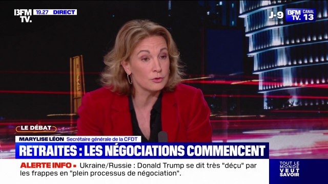Retraites: La réforme est profondément injuste , affirme Marylise Léon, secrétaire générale de la CFDT