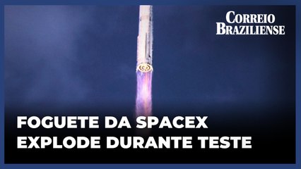 Foguete da SpaceX explode sobre Oceano Índico durante teste
