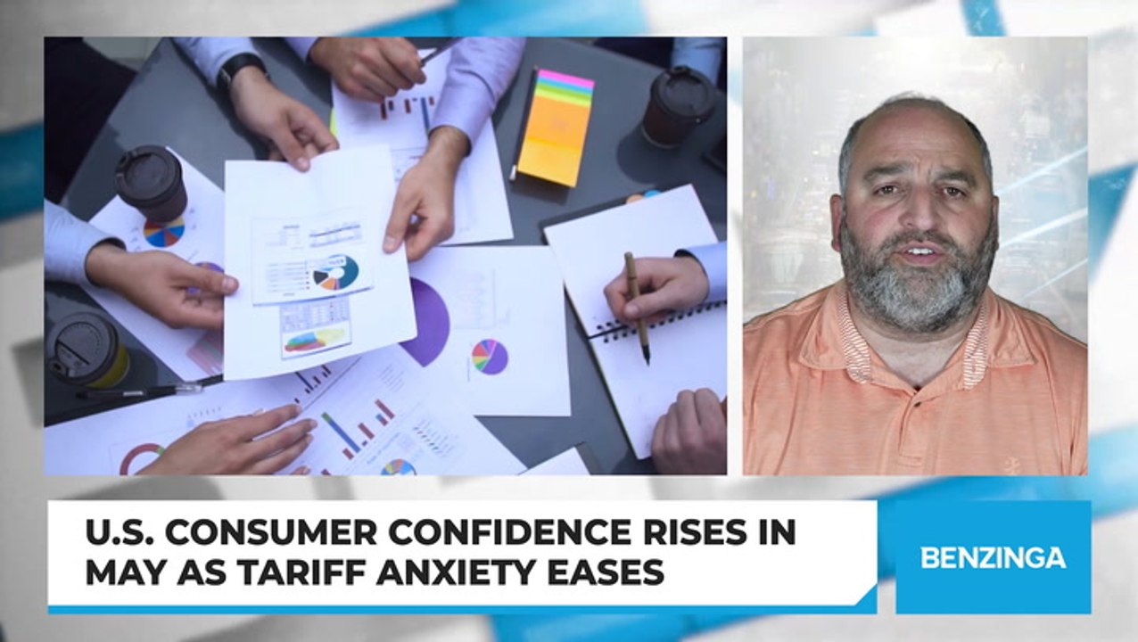 U.S. Consumer Confidence Rises In May As Tariff Anxiety Eases