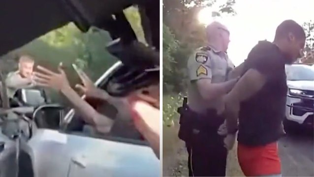 Watch: Moment two News Orleans prison escapees are recaptured by police after high speed chase