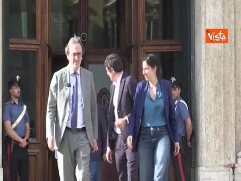 Guerra Gaza, Conte, Schlein Bonelli e Fratoianni l’abbraccio per annunciare la piazza del 7 giugno