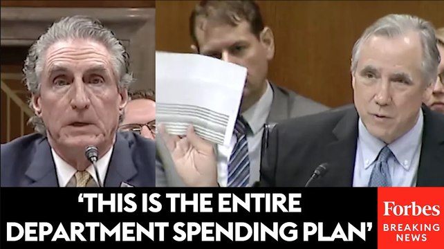 Jeff Merkley Grills Interior Secretary Doug Burgum On Budget Plan Submitted For Senate Hearing