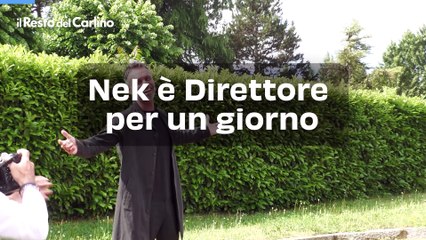Nek direttore del Carlino per un giorno: il video della giornata
