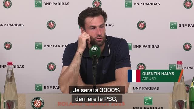 Roland-Garros - Halys : À 3000% derrière le PSG
