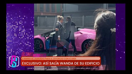 Wanda Nara y su llamativa llegada a la audiencia de divorcio con Mauro Icardi.